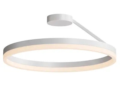  Nordic LED Geometry Circle Ceiling Light 3D model
