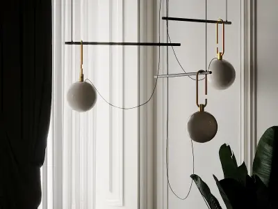 NH S3 Suspension Lamp By Neri and Hu 3D model