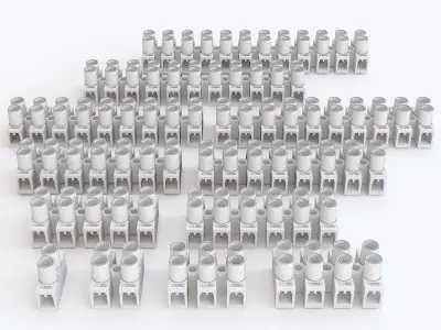 Electrical Terminal Block 3D model