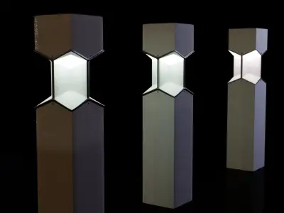 Modern Street lamp 3D model