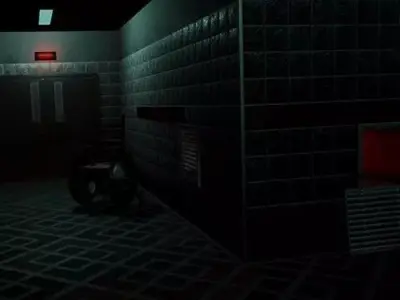 Modular interior horror design pack Low-poly 3D model