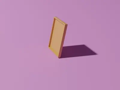 Picture frame 3D model 4