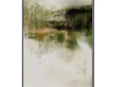 Abstract Painting Frame set 3D model 700