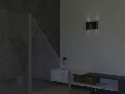 Minimal living room 3D model