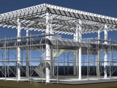 House under construction 25-61 3D model