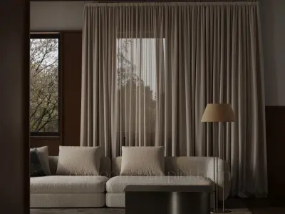 Modern livingroom 03 3D model