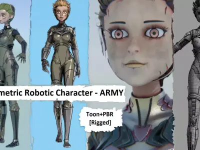 Shotgun Megapack Low-poly 3D model