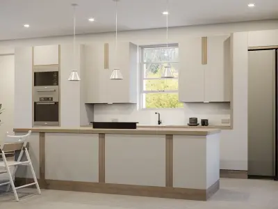 Corona - C4D Scene files - FREE KITCHEN 3D model Free 3D model