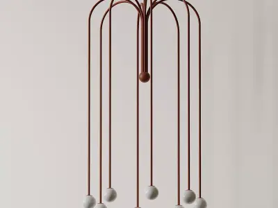 Parachute Chandelier by Michael Anastassiades 3D model