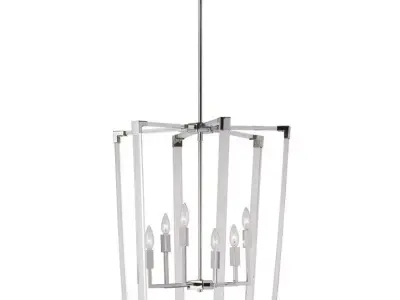 Caenada Light Candle Chandelier 3D model