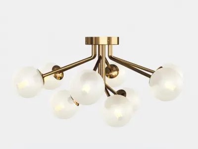 Ottavia Ceiling Mounter Chandelier 3D model