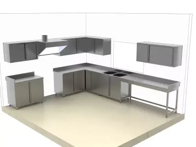 KITCHEN 74 3D model