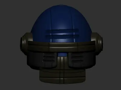 helmet high poly sculpt 3d printable 3D model