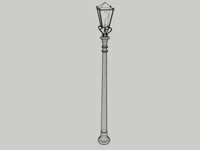 Gas Street Lamp  3D model