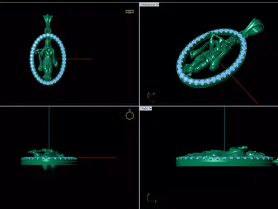 Pendant 002 3D print model