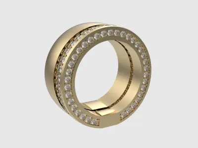 Dual Motion Rotating Ring JDBCo 3D print model