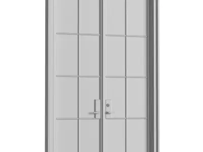 Entrance modern street Doors 3D model