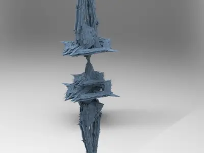 Jupiter Spear Shard  3D model