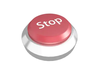 Start Button V1 022 Low-poly 3D model