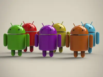 Android Set wallpapers hd 3D model