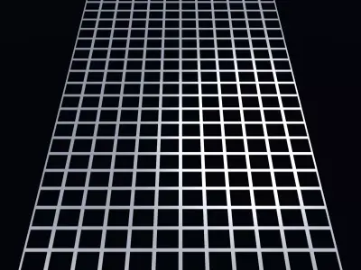 Perforated panel with 72 percent opening 25O122 3D model