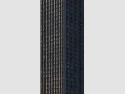 mid poly skyscraper 3d model Free 3D model