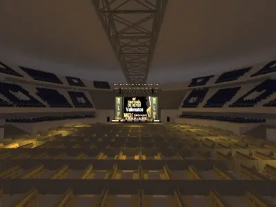 Coliseum adaptation for concert 3D model