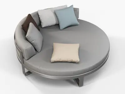 Gandia Blasco Flat circular bed 3D model