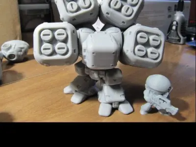 CHIBI-TECH SD - MANTICORE CORE  3D print model