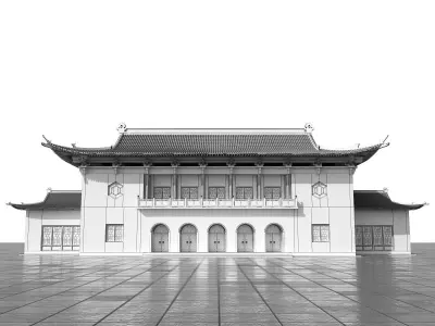 Japanese Temple 3D model