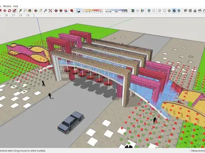 Sketchup Entrance B5 3D model