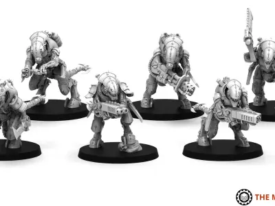 Iron Hive - Warriors MK2 extra pack 3D print model