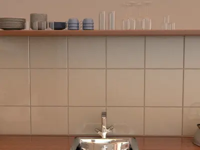 laos Kitchen Props Set 01 3D model