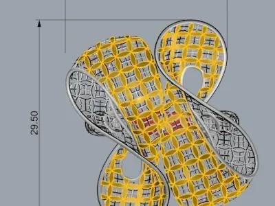  FUSION LIGHT RING COLLECTION-RB01- 3D print model
