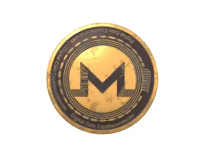 Monero Coin v2 002 3D model