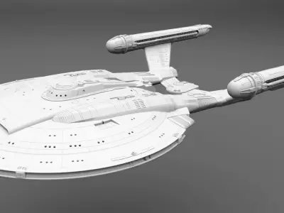 Enterprise NX01 Scale model  3D print model