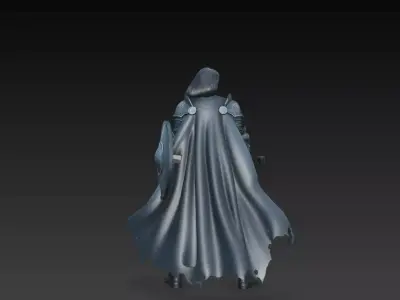 guerreara de fantasia  3D print model