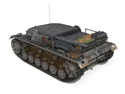 StuG III - Ausf B - StuG Abt 191 3D model