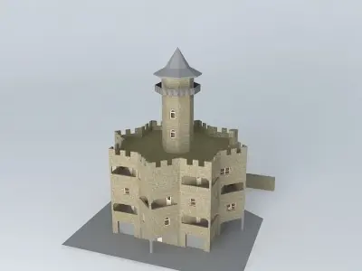 Twisted Tower Free 3D model
