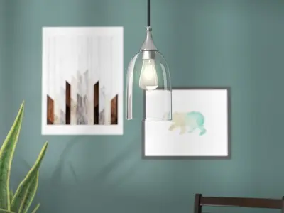 Coro Light Single Bell Pendant Free 3D model