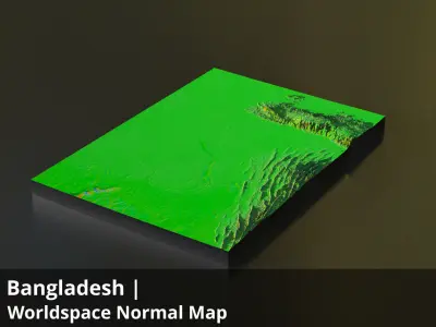 Bangladesh Occlusion Thickness Cavity Curvature Direct 14k Maps Texture