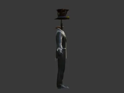 chief clockman SKIBIDI 3D model
