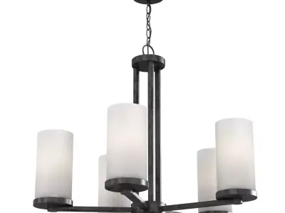 Lighting New York canarm river chandelier 3D model