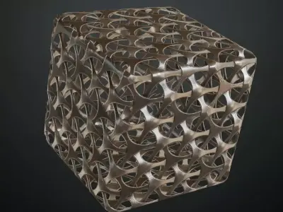 Brushed Aluminum Perforated Metal Grill PBR Seamless Texture purchase