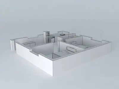 simoneorkut floor plan of house Free 3D model