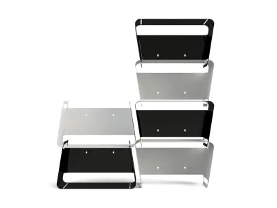 Vasu Container Shelf Low-poly 3D model