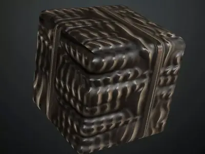 Sci-Fi Hose PBR Seamless Texture