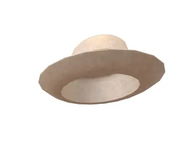 Cowboy Hat v1 004 Low-poly 3D model