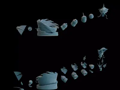 Gyarados Controller Stand 3D print model