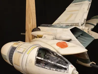 Starwars B-Wing  3D print model